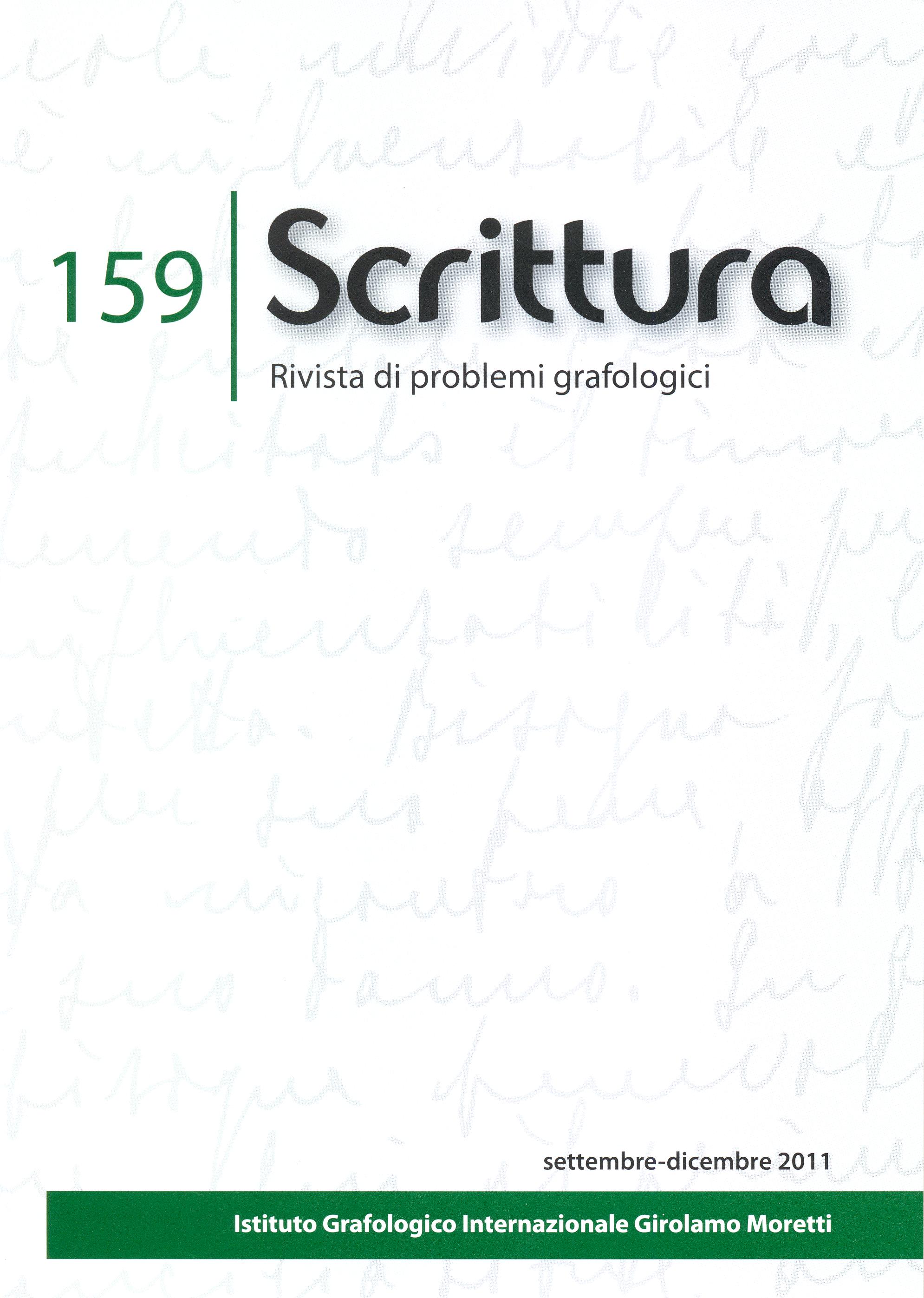 Scrittura
                  159 © Istituto Moretti 2012